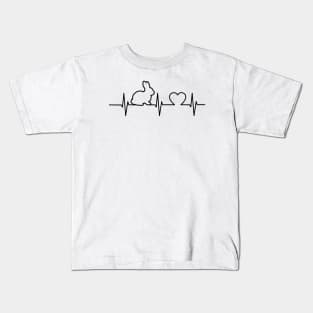 Rabbit Heartbeat Kids T-Shirt